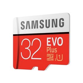 Карта памяти 32ГБ MicroSD Samsung EVO PLUS Class 10 + SD adapter (MB-MC32GA/RU), изображение 2