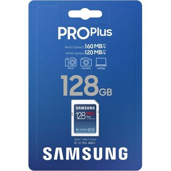 Карта памяти Samsung Pro Plus SDXC 128 ГБ
