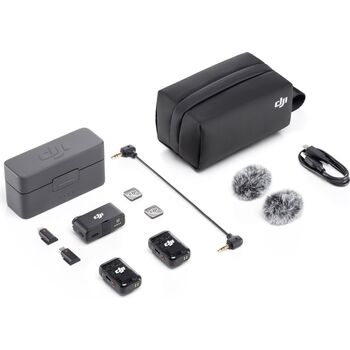 Микрофон DJI Mic 2 (2 TX + 1 RX + Charging Case),  Модель: DJI Mic 2 (2 TX + 1 RX + Charging Case)