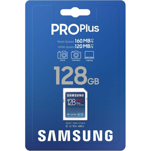 Карта памяти Samsung Pro Plus SDXC 128 ГБ