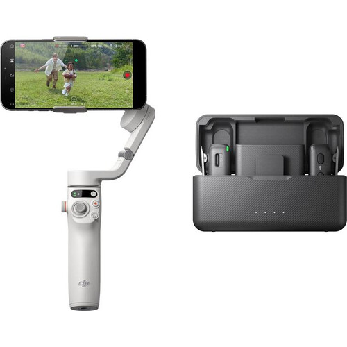 Стабилизатор DJI Osmo Mobile 6 Vlog Combo Platinum Gray,  Модель: Osmo Mobile 6 Vlog Combo, Цвет: Platinum Gray