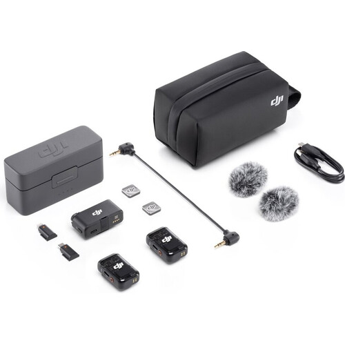 Микрофон DJI Mic 2 (2 TX + 1 RX + Charging Case),  Модель: DJI Mic 2 (2 TX + 1 RX + Charging Case)
