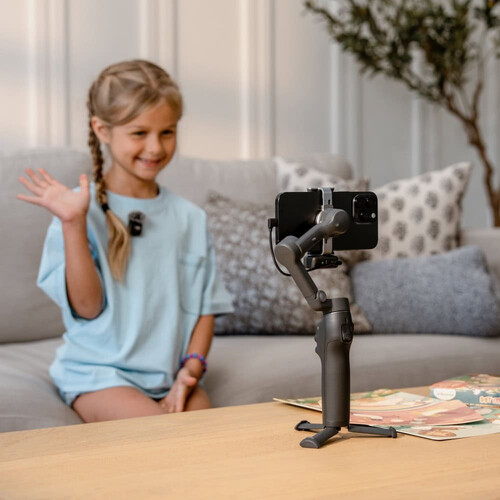 Стабилизатор DJI Osmo Mobile 8 Vlog Combo (DJI Mic Mini Transmitter Infinity Black),  Модель: Vlog Combo (DJI Mic Mini Transmitter Infinity Black), изображение 6