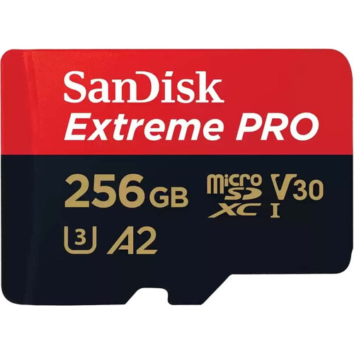 Карта памяти SanDisk Extreme PRO microSDXC™ UHS-I - 256 ГБ, Объем: 256 ГБ