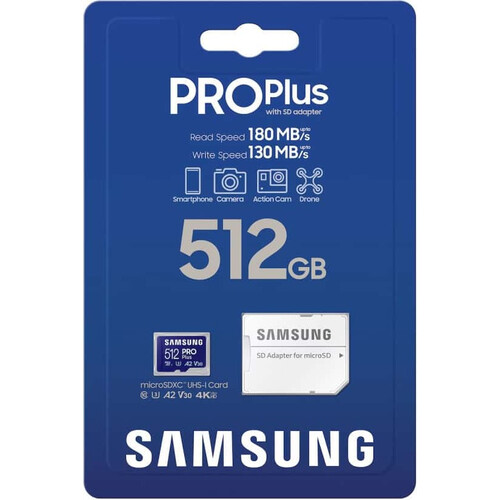 Карта памяти Samsung Pro Plus SDXC 512 ГБ, изображение 5