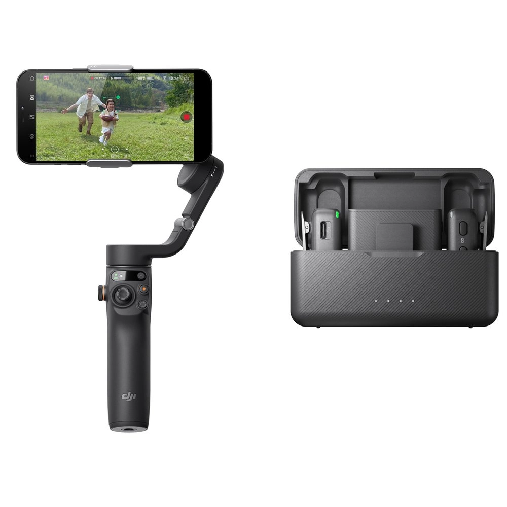 Стабилизатор DJI Osmo Mobile 6 Vlog Combo Slate Gray - Купить в официальном  интернет магазине DJI RUS