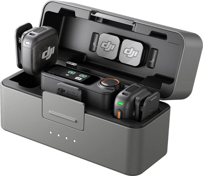 Микрофон DJI Mic 3 (2 TX + 1 RX + Charging Case) - Купить в